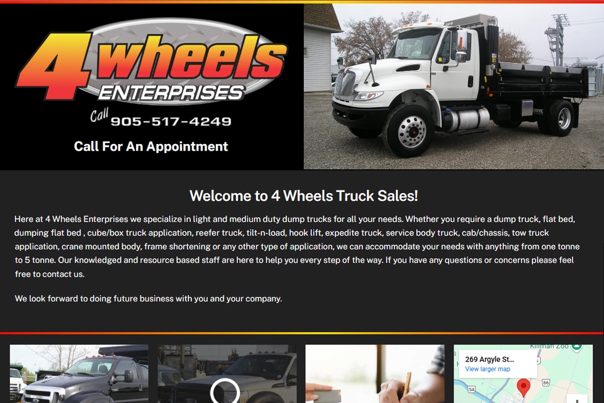 <h3>4 Wheels Enterprises</h3>